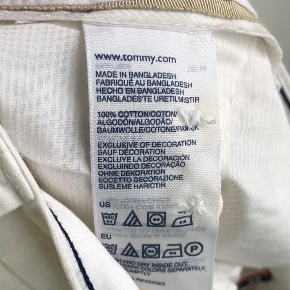 Tommy Hilfiger Avery White Chino Pants